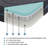 8" Size Bed Mattress Gel-Infused Memory Foam Hybrid Mattress, Dark Gray, Mattress In A Box, Firm Comfort Mattress-283364874