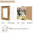  Vintage 8x10 Picture Frame with 5x7 Mat, Elegant Retro 8 by 10 Photo Frame for Wall or Tabletop Display, 1 Pack-1324785689
