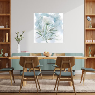 Wild Thistle Bloom II Abstract Delicate Dreamy Flower Nature Wall Art
