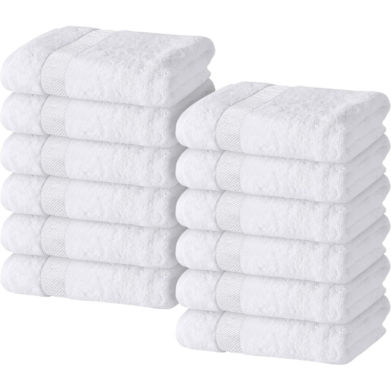 Essuie-mains 100% coton Bawden, Blanc