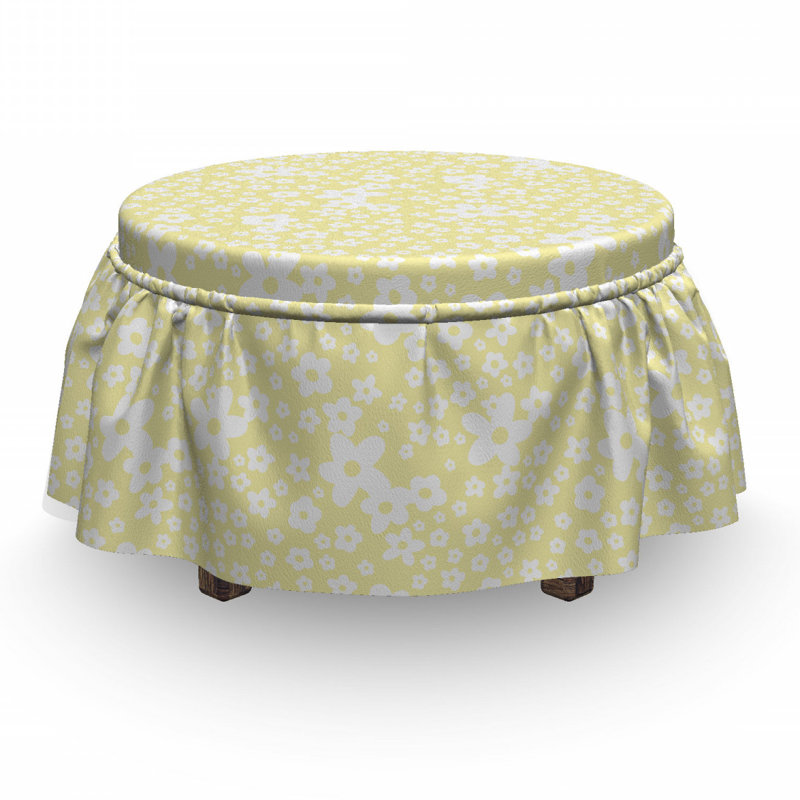 Box Cushion Ottoman Slipcover