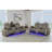 Ivy Bronx Taionna Power Motion Loveseat with Power Headrest, Led, and Console in Rocky Grey/Brown