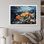 «China Art Glimpse Fish II», reproduction d'art sur toile