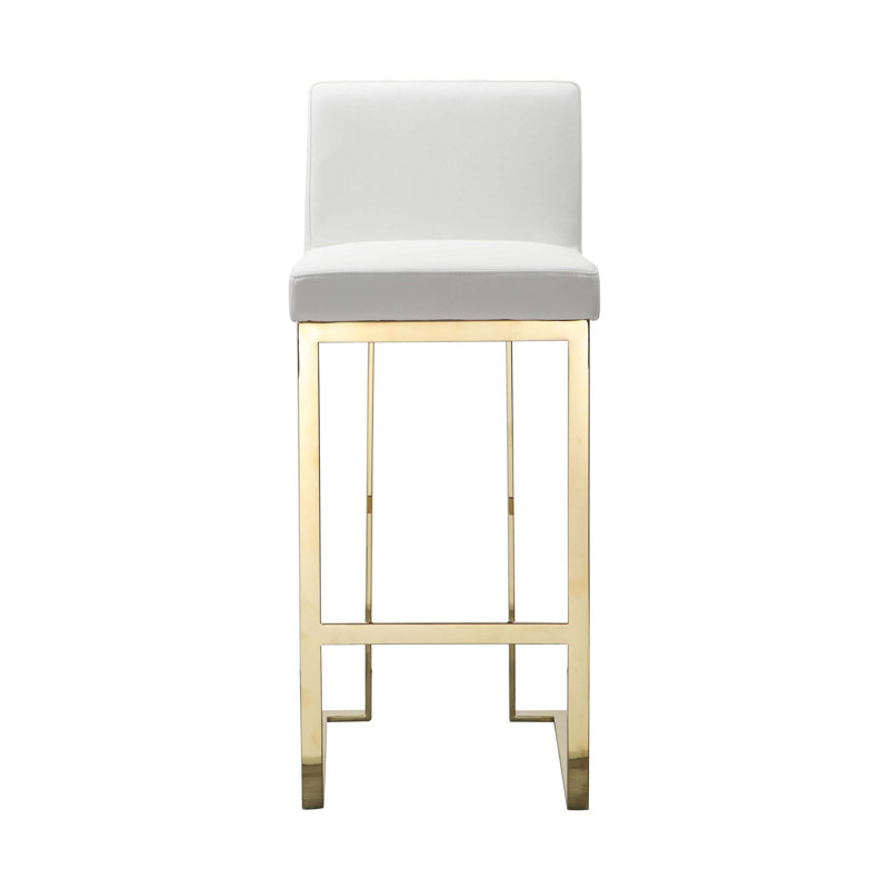 Tabouret Boly, Blanc, Tabouret de bar (siège d’une hauteur de 30 po)
