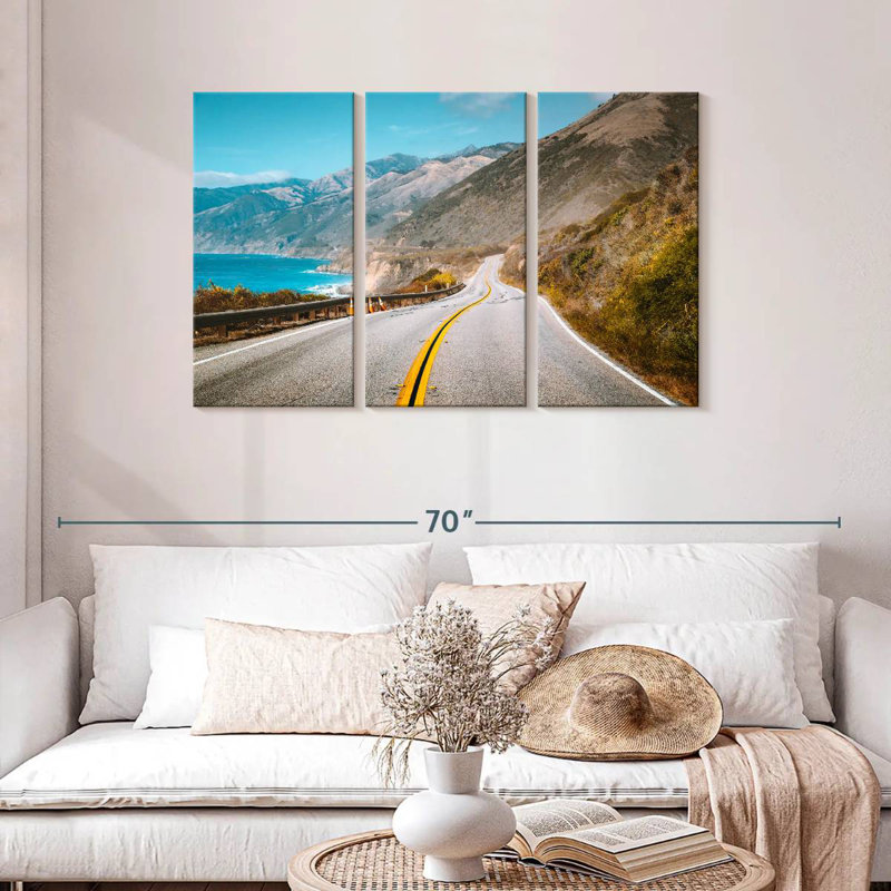 Mehar Highway One, 24" H x 38" W