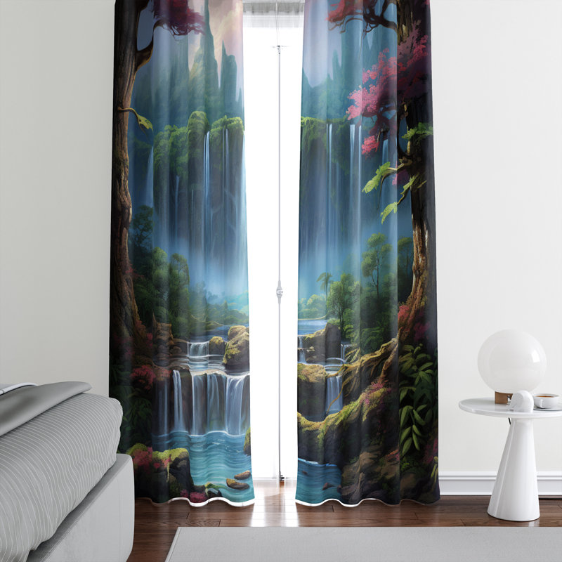 Paire de rideaux obscurcissant en polyester Graball, L 20 po x L 52 po