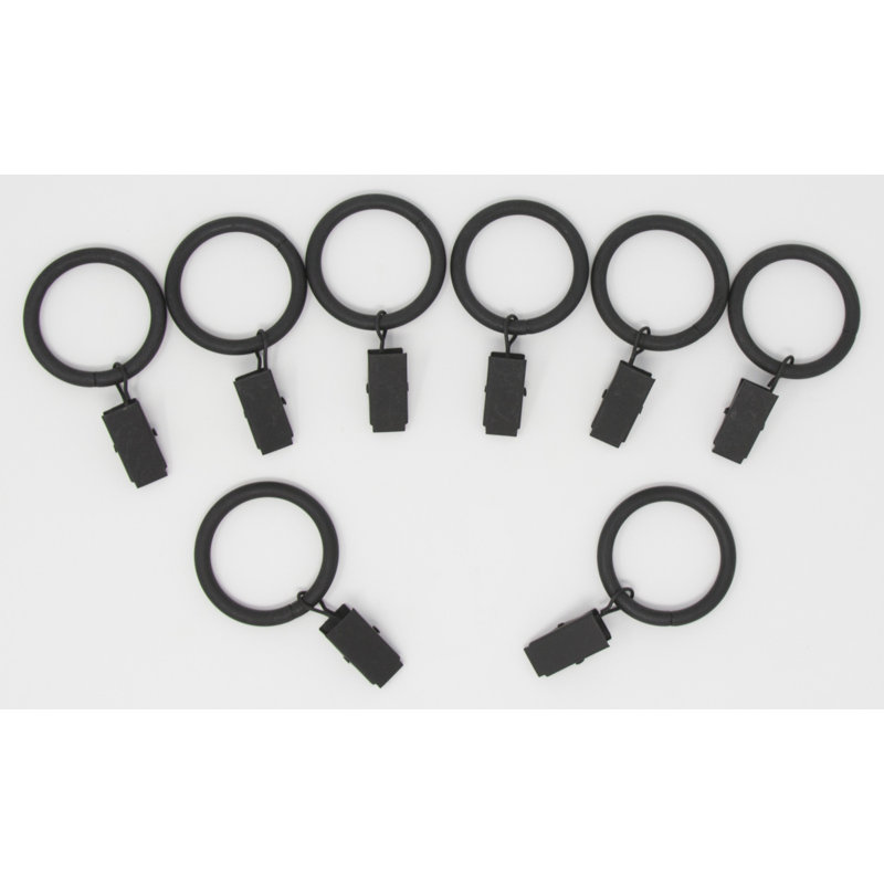 Mcclellan Curtain Rings, Black