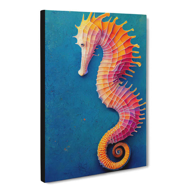 Seahorse Vol.2 - Wrapped Canvas, 76cm H x 50cm W x 3cm D