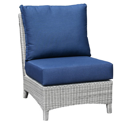 Outdoor Teak Armless Lounge Chair