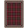 Design Center Magee Garnet Plaid Area Rug