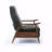 Wood Arm With Push Back With Recliner Function With Recliner Function  - Charcoal