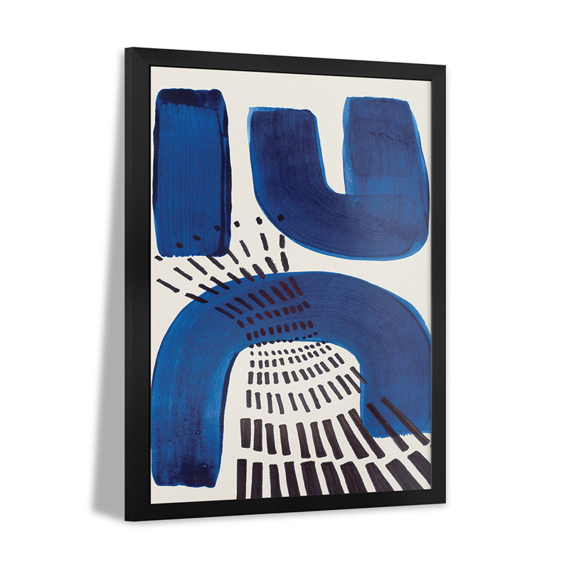 Magnet bleu - reproduction d'art mural - affiche de galerie, H 32 po x l 24 po
