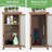 Outdoor Storage Cabinet with Waterproof Roof & Adjustable Shelf-119462612