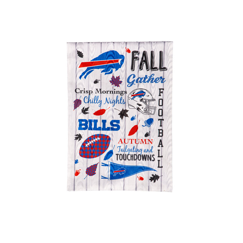 Double face 18 H x 12,5 l, NFL Buffalo Bills