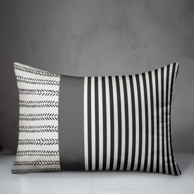 Linework Pattern 18 Outdoor Rectangular Pillow Cover & Insert