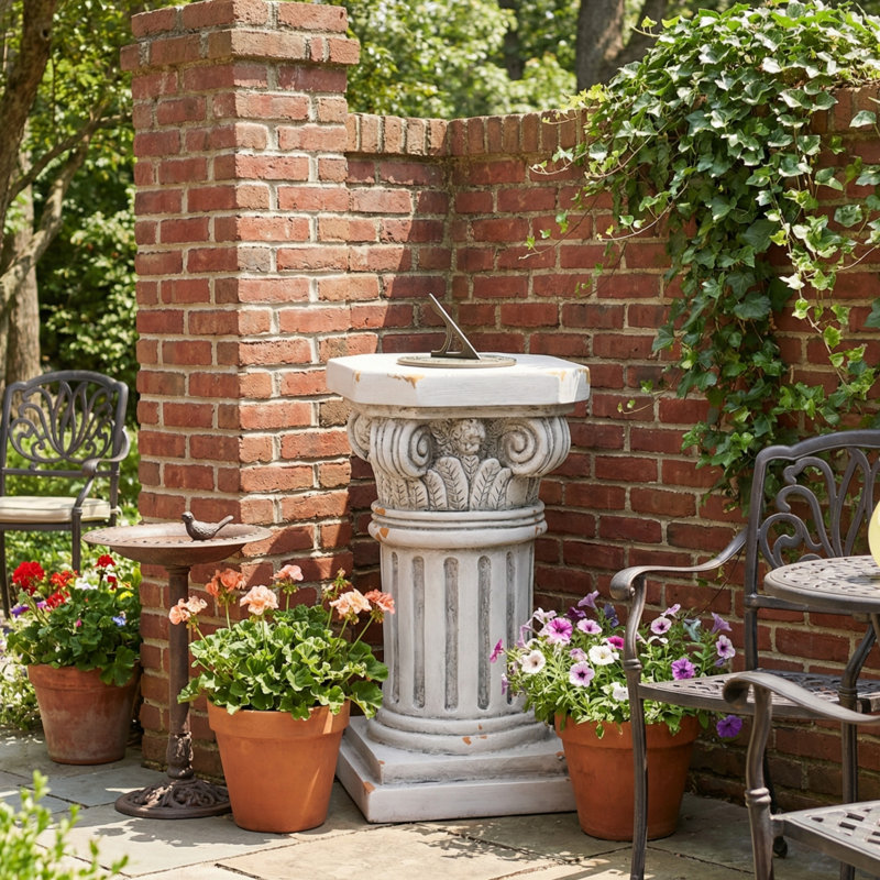 Support pour plante Roselmont, Blanc antique