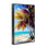 Shady Beach Palm Leaves Framed Giclee, design by LSR Design Studio