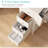 Built-in Outlets L-Shaped Computer Desk with Drawers & Storage Shelves-1417777655-1421181444