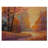 Path In The Autumn Forest Orange Leaves Landscape - Print on Canvas-77257236-59707744