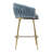Celie 26" Velvet Upholstered Bar Stools-1473279911