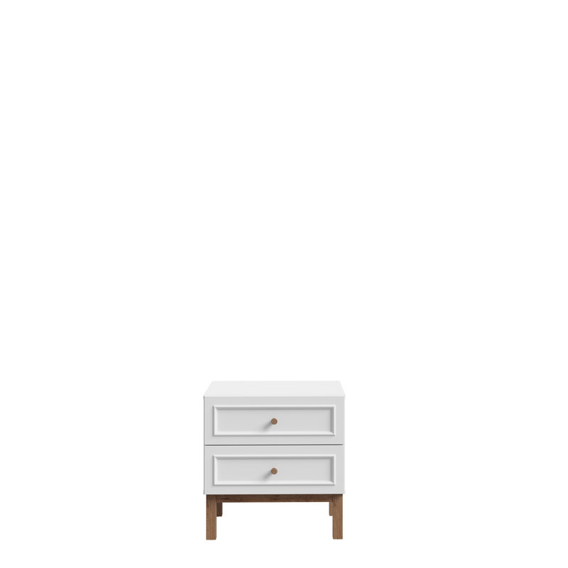 Stacy 55.2cm W Manufactured Wood Bedside Table