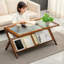 Table basse moderne Mid-Century avec plateau en verre