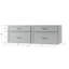 Meuble-lavabo mural flottant double 60 po Disar-126347259