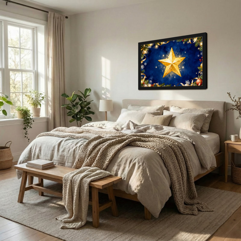 Étoile de Noël, H 16 po x l 24 po