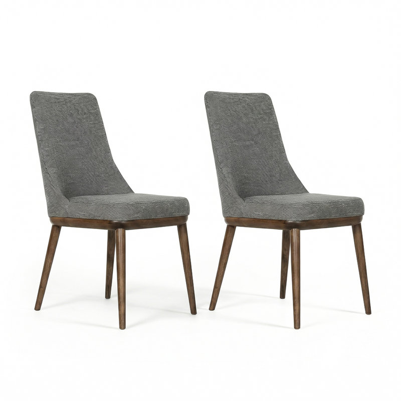 Chaise parsons Rosner, Mélange de polyester gris
