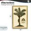 Cadre flottant vintage avec motif de palmiers, design par Vision Studio-947101161-947101078