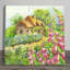 JUDITH YATES Farmhouse Plants & Flowers Wall Decor on Ceramic