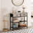 29.5" Narrow Console Table With 2 Fabric Drawers, Small Entryway Table With 3-Tier Storage Shelves, Thin Sofa Table, Side Table, For Living Room, Hallway