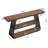Modern Console Table, 55" Long 3-Tier Sofa Table With Iron Frame For Entryway & Living Room