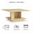 Stallard Manufactured Wood Coffee Table with Storage-228228198-228228197