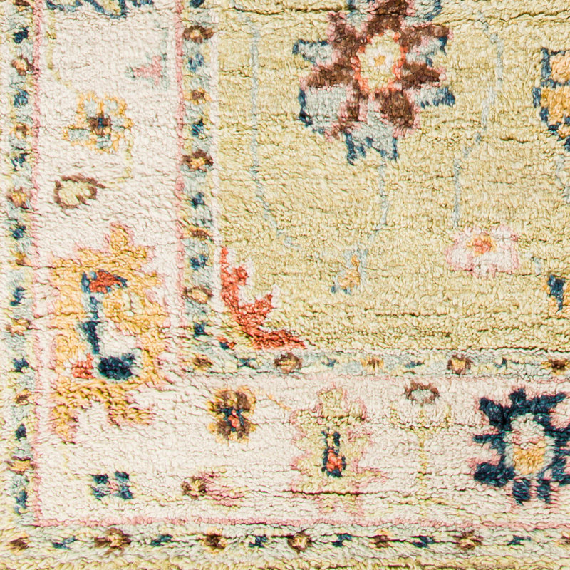 Wool Oriental Area Rug, Rectangle 2' x 3'