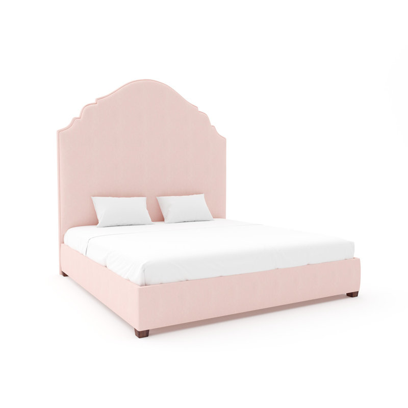 Hamilton Upholstered Bed, White, Maestro Ultra Performance Natural, King
