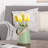 Lido 6" Modern Ceramic Sage Green Table Vase with Strap Handle-556803423-556803420
