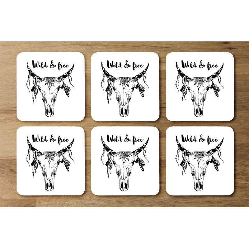 Square 6 Piece Coaster Set