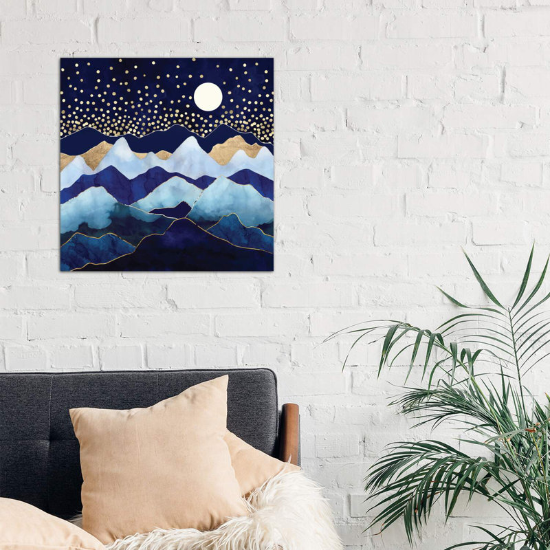 Firefly Stars by SpaceFrog Designs - Wrapped Canvas Painting, 66.04 cm H x 66.04 cm W x 3.175 cm D