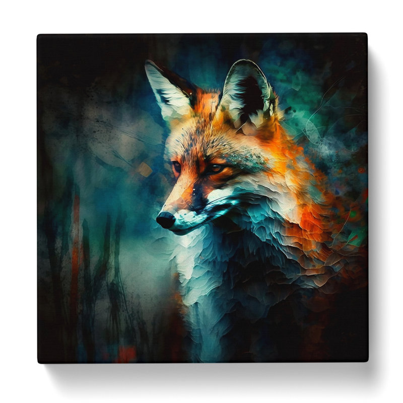 Fox Abstract Expressionism No.2 - Print