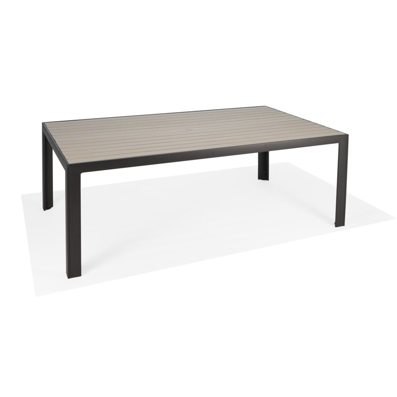Table de salle à manger Hamilton (PEHD) 42 po x 74 po avec trou Umb
