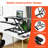 Geirrod Adjustable Height Iron Standing Desk Converter-500983664
