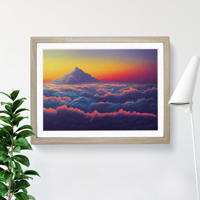 Spirited Mountain Sunset - Framed Print