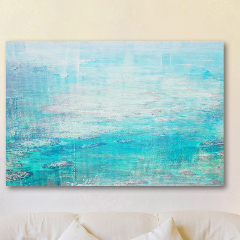 « white surf » par parvez taj,, reproduction d’art sur toile tendue, H 20 po x l 30 po x P 1,5 po