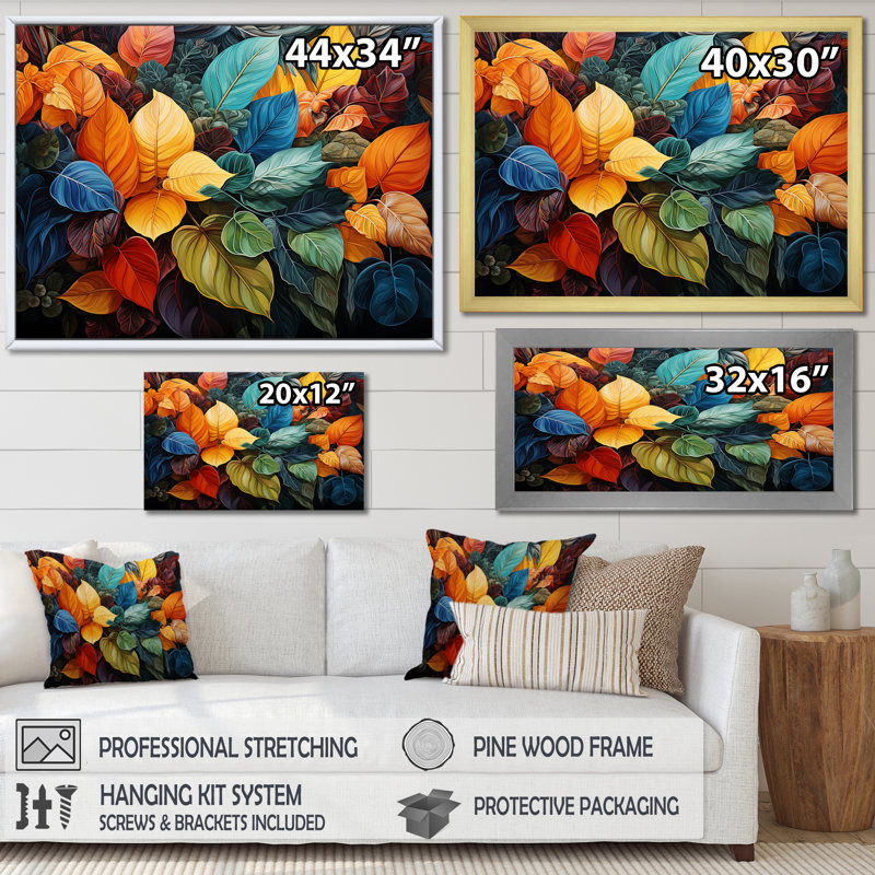 «Urban Oasis I», impression sur toile, Cadre simple argenté, H 24 po x l 32 po x P 1 po