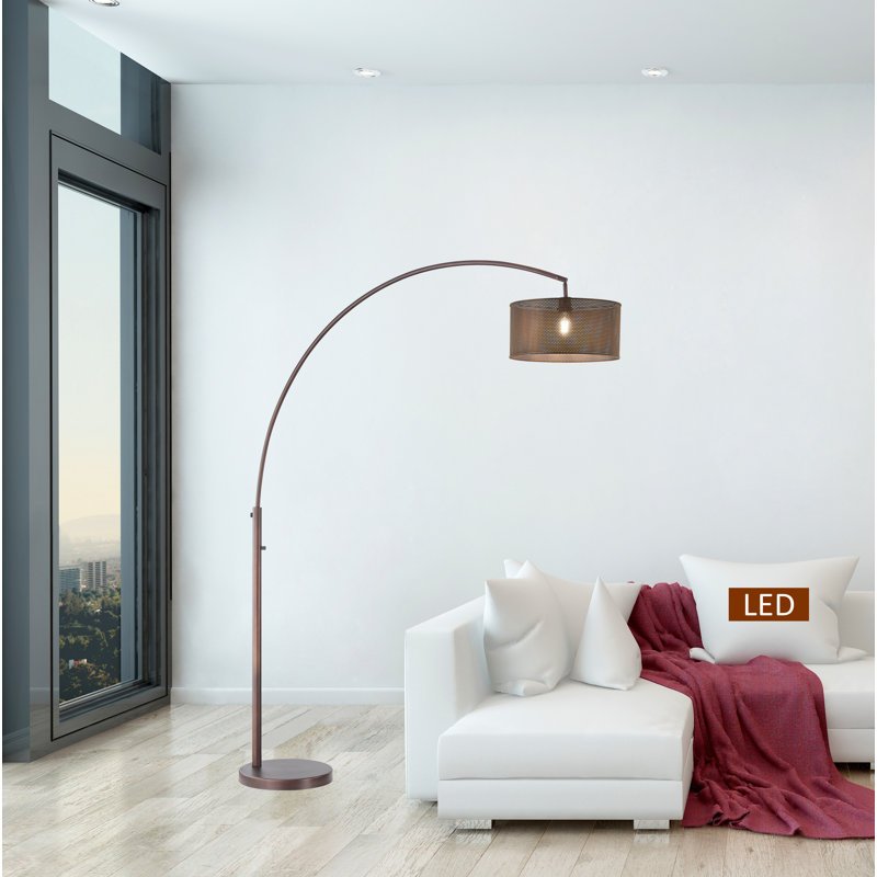 Lampe sur pied arquée 81 po Elena