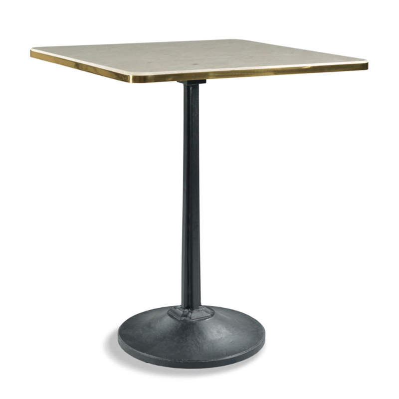 Winston Square Marble Dining Table, 42"H x 36"L x 36"W, Vista