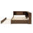 Wood Daybed With Storage Shelves，Platform Bed,Bed Frame,Guest Bed-1522167383