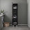Compact, armoire à lessive, 4 tablettes, espaces restreints, 70,9 H x 15,7 l 12,2 po, espaces de rangement esthétiques simplifiés, esthétique, conception autoportante