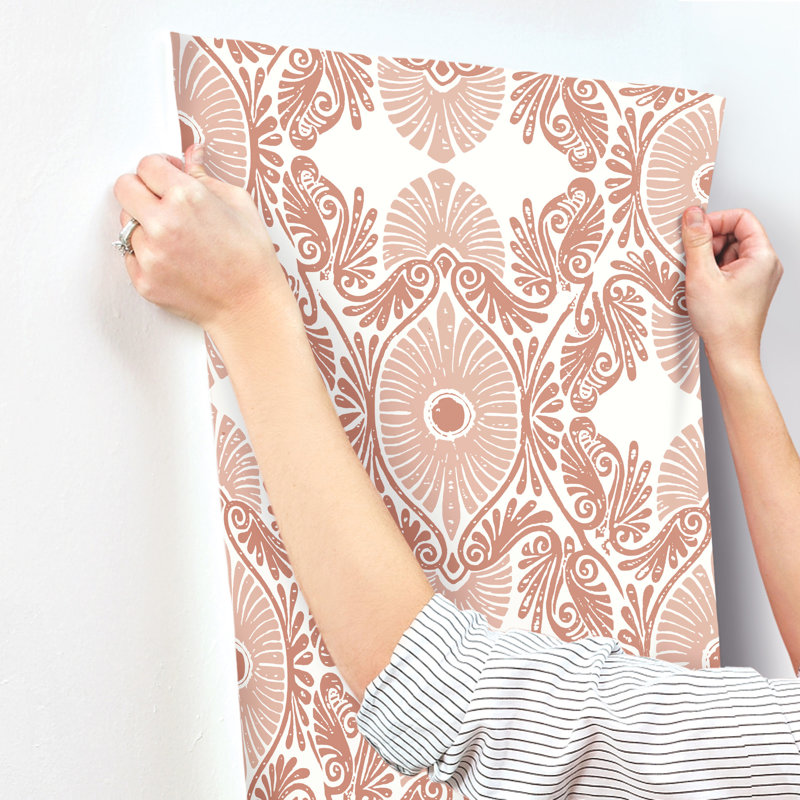 Giry Wallpaper Roll, Red